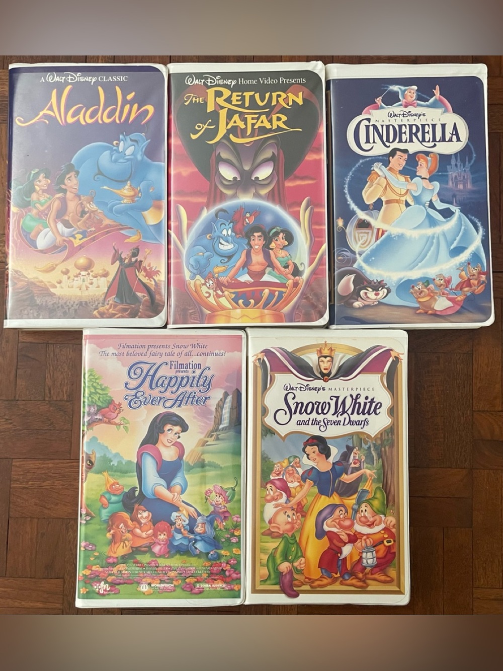 Disney Classic VHS Lot